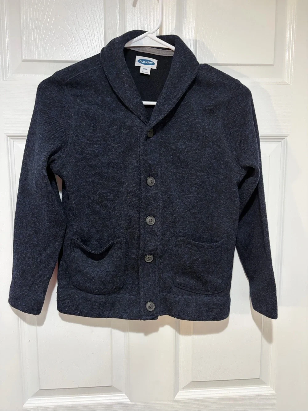 OLD NAVY Kid’s Dark Navy Shawl Collar 5 Button Cardigan Jacket
